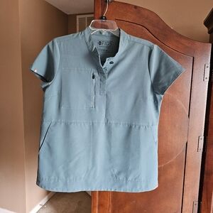 Figs Sucre Moto Scrub Top